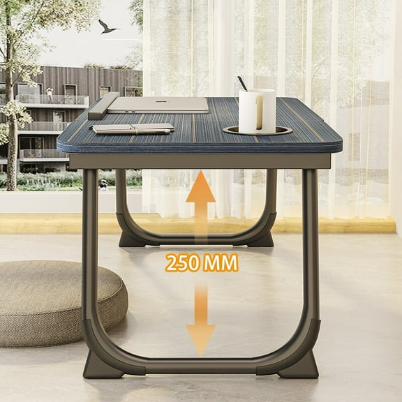 GFNXYILaptop Bed Desk, Foldable Laptop Lap Desk Tray Table with USB Charge Port, Black - Foldable Laptop Bed Desk Lap Tray Table with USB Charge Port, Black Portable Laptop Desk for Bed,