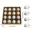 thumbnail image 3 of KOYPTL 16Pcs 2.36In Christmas Ball Ornaments Set for Tree,Shatterproof Antique Hanging Bulbs Pendants for Christmas Tree Porch Lawn Yard Holiday Decorations for Xmas Birthday Home Party Supplies, 3 of 6