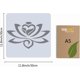 thumbnail image 2 of Plantilla de loto de 11,8 x 11,8 pulgadas, reutilizable, cuadrada, de plástico, para decoración del hogar, 2 of 9
