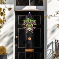 thumbnail image 7 of Jiibva Mardi Gras Door Decorations Porch Sign, New Orleans Mardi Gras Decorations Door hanger, Masquerade Mask Carnival Parades Party Wall Window Hanging Decorations, 7 of 7