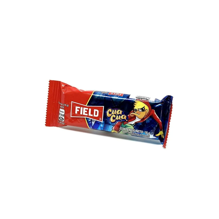 Field Cua Cua Wafer Cubierto con Chocolate galletas Peruanas Cua