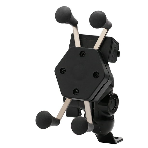Universal Motorcycle Cell Phone Mount Holder Waterproof With Usb