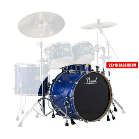 Pearl Session Studio Classic 22"x16" Bass Drum Drum in Sheer Blue (#113)