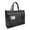 #Black, variant on 100Fens Mesh Zipper Pouch A4 Size, Large Double Pocket Lightweight Nylon Transparent File Bag with Handle, 17.1x13.1 in Foldable Document Storage for Puzzle Project/Cross Stitch/Travel/Office