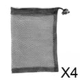 thumbnail image 1 of Bolsa de malla con cordón,Bolsa de almacenamiento con cordón de malla engrosada,Bolsa de malla práctica multifuncional Saco para cosas,Bolsa de malla con cordón de nailon portátil, 1 of 8