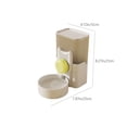 thumbnail image 3 of Green Hanging Pet Water Dispenser Automatic Dog Cat Waterer Cage Mounted Adjustable Plastic, 3 of 8