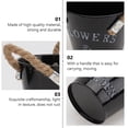 thumbnail image 4 of Iron Bucket for Storage with Handle in Assorted Colors 2 Pcs Portable Retro Style Home Decor, 4 of 8