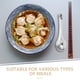 thumbnail image 4 of 10 cucharas soperas de acero inoxidable, cucharas de mesa, cucharas hondas, cucharas de postre, cucharas de comida para bufé, para ramen, cereales, wonton y dumplings, 4 of 8