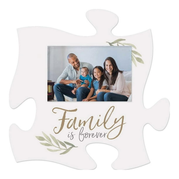 P. Graham Dunn Family is Forever Leaf White 6 x 6 Wood ...