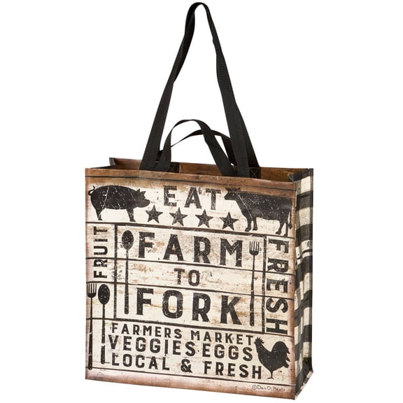 Primitives by Kathy Farm To Fork Market Tote