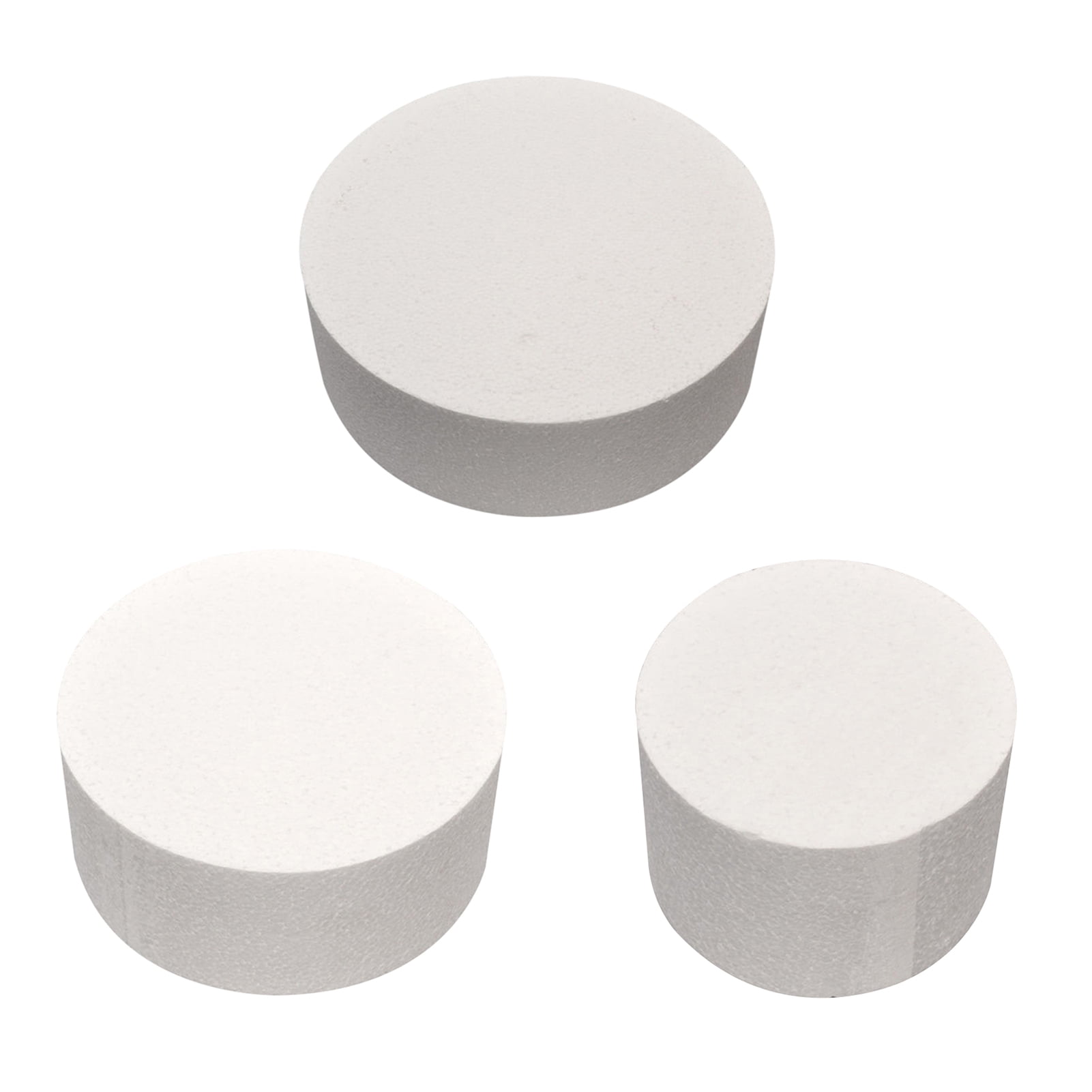 Limei 1 Pack Foam Cake Dummy for Decorating and Wedding Display, 14 inch