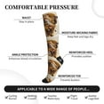thumbnail image 2 of Pofeuu Yak Print Compression Socks for Women & Men Circulation - Best Support for Nurses,Running,Athletic,Sports, 2 of 7