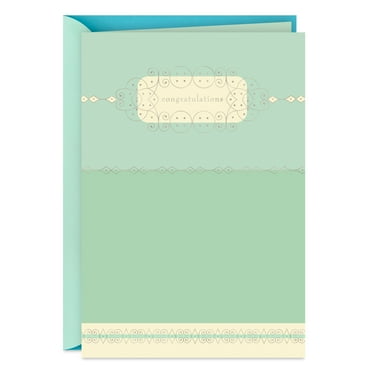 Hallmark Congratulations Card (Sincere Best Wishes)