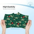 Easygdp Green Background With Ho Girls Hipster Cotton Underwear Little
