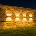 thumbnail image 6 of Solar Wall Lights Outdoor Waterproof LED Garden Fence Light for Patio Yard Gate Pathways Warm White Up Down Lighting Decorative Landscape, 6 of 6