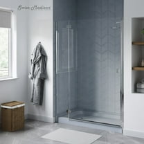 Voltaire 60" x 32" Single-Threshold, Left-Hand Drain, Shower Base in Gray