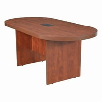 Legacy 71" Racetrack Conference Table with Power Data Grommet in Cherry