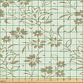 thumbnail image 2 of Ambesonne Vintage Fabric by the Yard Upholstery, Nostalgic Neutral Flowers, 10 Yards, Eggshell and Umber, 2 of 5