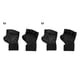 thumbnail image 3 of Sonducket 1 par de guantes deportivos, muñequera, levantamiento de pesas, protección de manos, guantes antideslizantes, transpirables, que absorben la Negro METRO 2piezas Sonducket CBP141617, 3 of 6