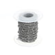 thumbnail image 1 of Billuyoard Cadena de cuentas de acero inoxidable de 5m/196,50 pulgadas, cadena trenzada de Cable con cuentas de plata para collares, pulseras, joyería, Artesanía Billuyoard HA021539-00, 1 of 5