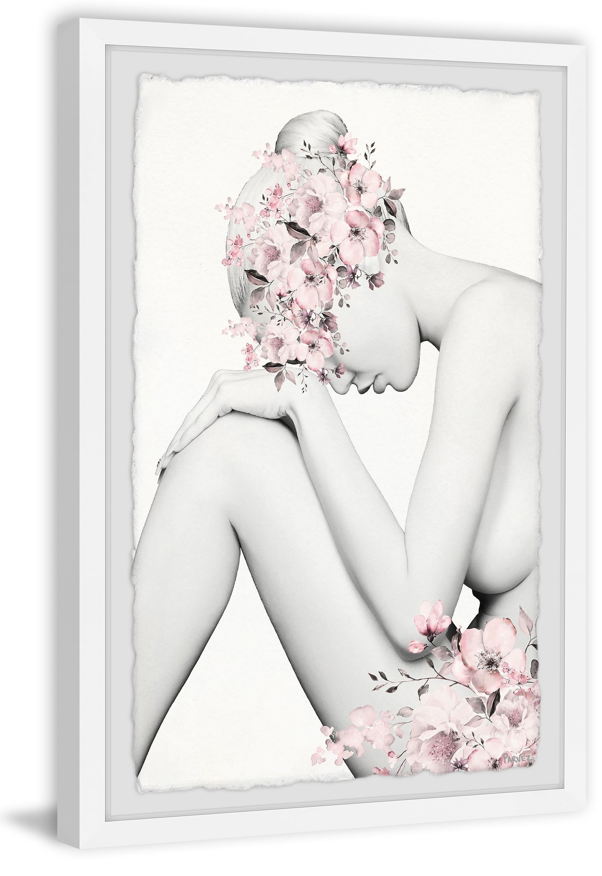 Parvez Taj Cherry Bloom Framed Wall Art