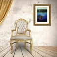 thumbnail image 3 of Ricci 14x18 Gold Ornate Wood Framed with Double Matting Museum Art Print Titled - Electric Blue II, 3 of 4