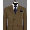 thumbnail image 3 of Elina fashion Men's Blazer Terry Rayon Jacket Formal Office Suit Coat, 3 of 7