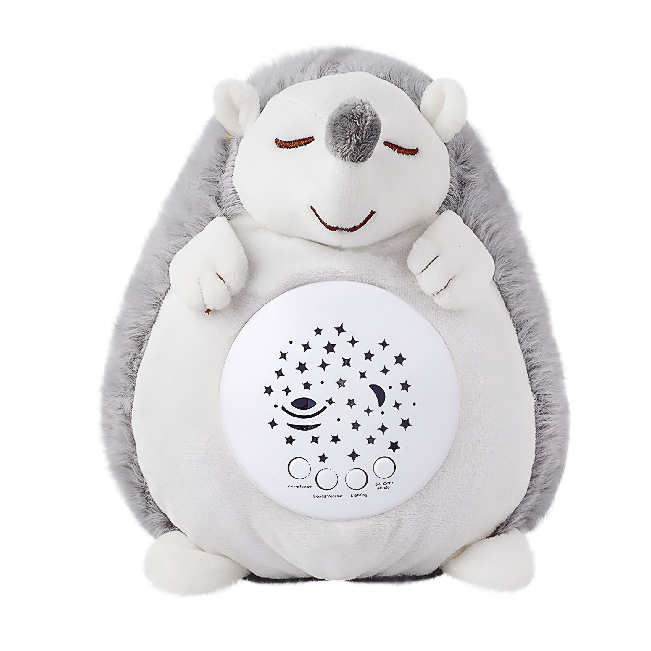 HBMYN Baby Sleep Stuffed Animal LED Light Projector with Soothing Music Hedgehog Owl