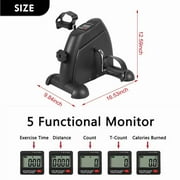 BAOKALER Desk Bike Pedal Exerciser, Mini Exercise Bike