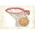 thumbnail image 2 of "Basketball Swish" Painting Print on Wrapped Canvas, 2 of 5