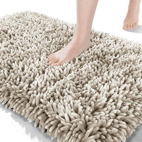 Alfombra de baño Yimobra, suave, absorbente y antideslizante, 80 x 50 cm