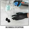 thumbnail image 3 of FRCOLOR 8pcs Laboratory Rubber Stoppers for Vials Lab Bottle Sealing Plugs Rubber Corks for Test Tubes Household Kitchen Use, 3 of 8
