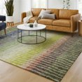 thumbnail image 6 of Addison Rugs Mayfield Premium Machine Washable Transitional Stripes Olive Rectangle Rug, 9' x 12', 6 of 6