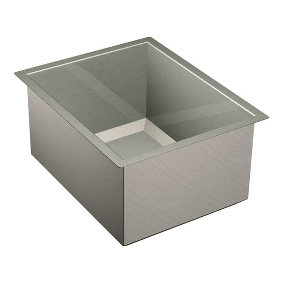 Moen G16430 16" Single Basin Undermount Stainless Steel Bar Sink - Stainless