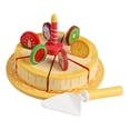 thumbnail image 3 of Comida de juguete de imitación, regalo de cumpleaños, pastel falso, juego de cocina de madera para niños, juguete educativo de aprendizaje para niños, 3 of 9