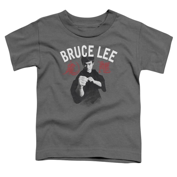 Bruce Lee Ready S/S Toddler T-Shirt Charcoal