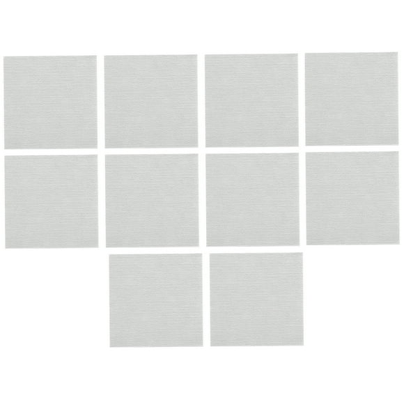 Advancent Losetas de alfombra autoadhesivas de poliéster, duraderas, para dormitorio y oficina. Decoración del hogar Blanquecino