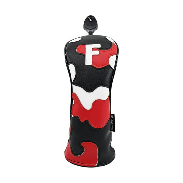 Funda protectora de PU para palos de golf, forro de felpa, cubierta impermeable para el conductor FW
