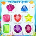 thumbnail image 2 of 16 Pieces Dive Gem Pool Toys Sinking Diving Gems Dive Crystals Summer Underwater Diving Toys Colorful Jewels Swim Toys Precious Swimming Plastic Gems, Bath Water Games, 2 of 7