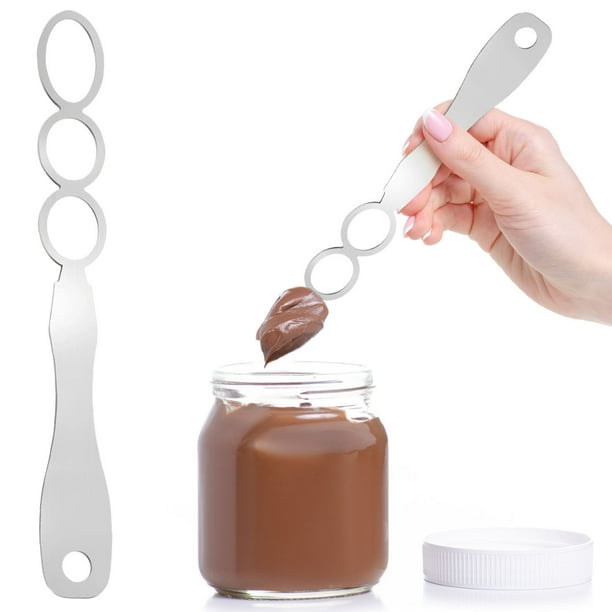Herramienta de agitación de acero inoxidable para mantequillas de maní naturales | Batidor de masa danés y batidora de mano | Mezcla sin complicaciones para salsas, yogur y rebozados espesos | Se