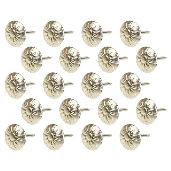 Toyvian 500pcs Furniture Upholstery Nails Golden Iron for Sofa Home Decoration Vintage