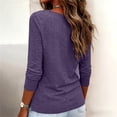 thumbnail image 6 of Lenpel Womens Fall Tops Dressy Cowl Neck Long Sleeve Blouses Loose Business Casual Shirts Solid Color Pullover Tops, 6 of 6