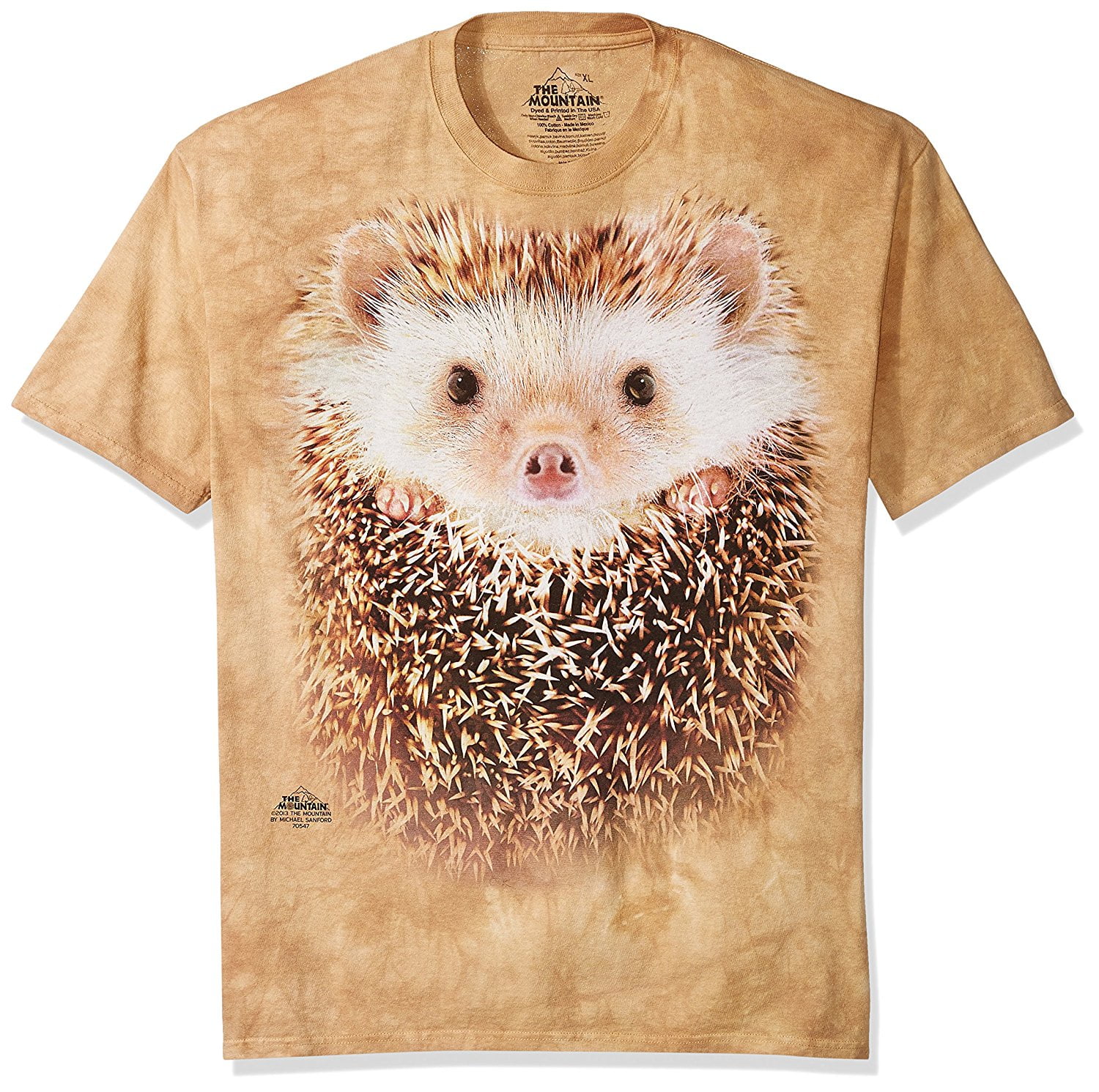 The Mountain HedgeHog Animal Big Face character T-Shirt -4XL The Mountain HedgeHog Animal Big Face character T-Shirt -4XL