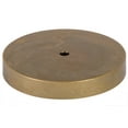 thumbnail image 2 of B&P Lamp® Round Unfinished Cast Brass Lamp Base, 5 Inch Diameter, 2 of 2