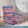 thumbnail image 2 of SCRAWLGOD American Flag Palm Tree Recliner Slipcovers 4-Pieces Lazyboy Recliner Cover Recliner Couch Covers Reclining Chair Covers with Storage Pocket Furniture Protector for Living Room, 2 of 7