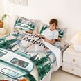 thumbnail image 3 of Erosebridal RV Trailers Camper Queen Sheet Sets,Rustic Happy Camping Bed Set For Boys Kids 4pcs, 3 of 6