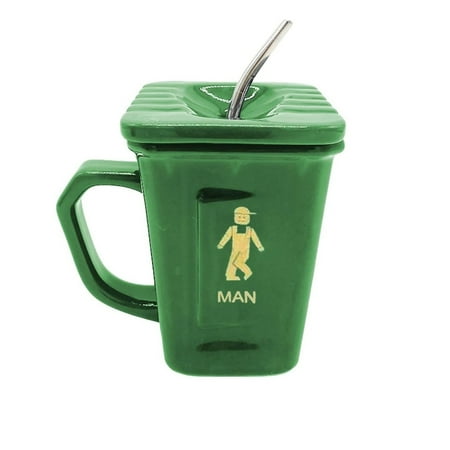 

YruYptpaln Recycling Can Can Coffee Mug 450ml Funny Can Cup With Handle Unique Prank Toilet Cup Coffee Mug 3D Funny Ceramic Mug For Coffee Tea Milk Drinks 60s Drinking Glasses Coffee Mug Set with