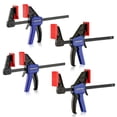 thumbnail image 1 of Pinzas de barra WORKPRO 6 Mini para carpintería, 50 libras, carga 4 unidades, 1 of 8