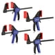 thumbnail image 1 of Pinzas de barra WORKPRO 6 Mini para carpintería, 50 libras, carga 4 unidades, 1 of 8