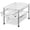 Chrome, variant on PETGLE Stackable 3 Tier Sliding Basket Organizer Drawer, White